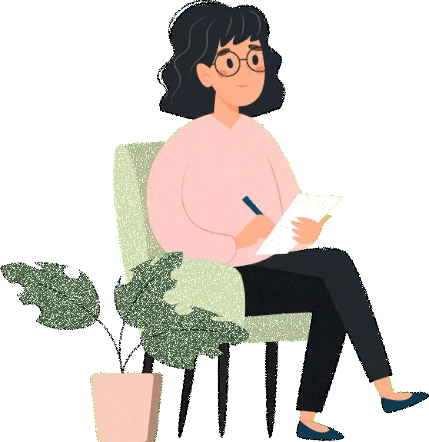 Individual therapy session for anxiety and stress