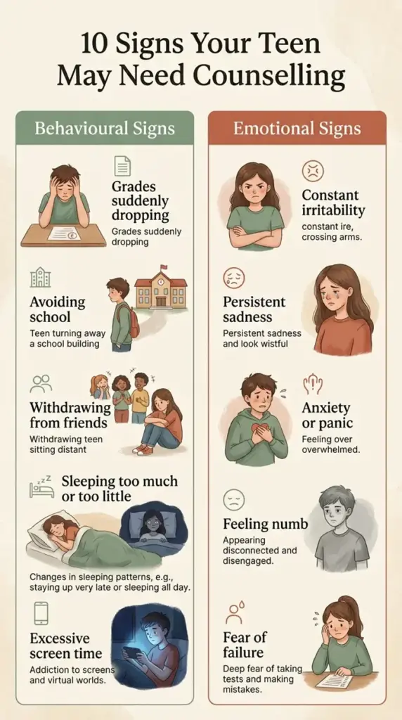 10 signes your teen may need counselling