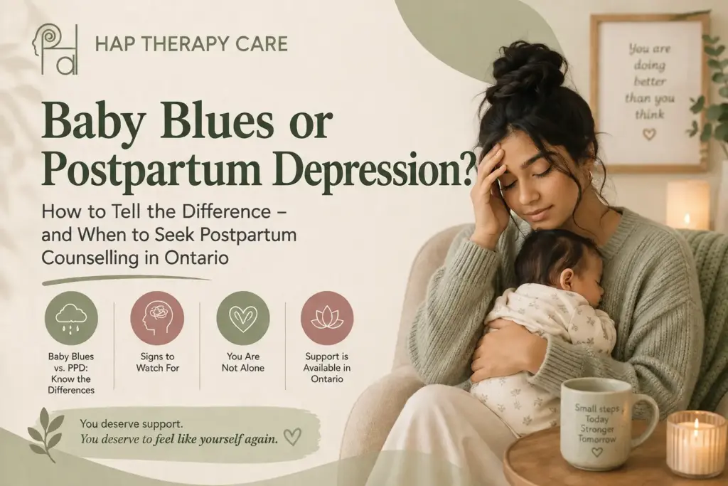 How to Tell the Difference - and When to Seek Postpartum Counselling in Ontario