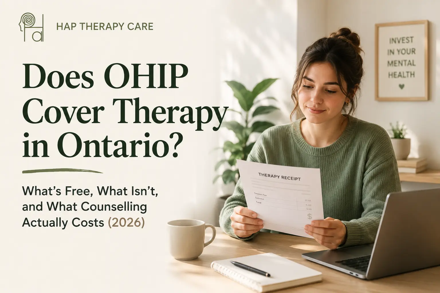 Does OHIP Cover Therapy in Ontario?